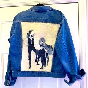 Customs Jean Jacket Fleetwood Mac Rumours Album Cover Back Art